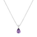 Náhrdelník s diamantem a ametystem Whispers of Avalon4