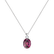 Náhrdelník s diamantem a rhodolitem Alexandria4