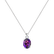 Náhrdelník s diamantem a ametystem Alexandria4