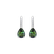 Náušnice s diamanty a turmalínem Tearfall5