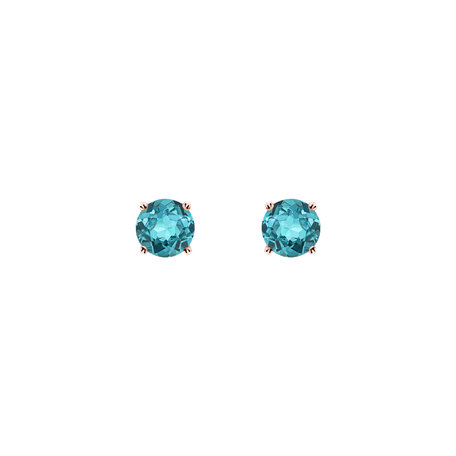 Naušnice s apatitem Orbs
