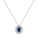 Náhrdelník s diamanty a safírem Floral Treasure3