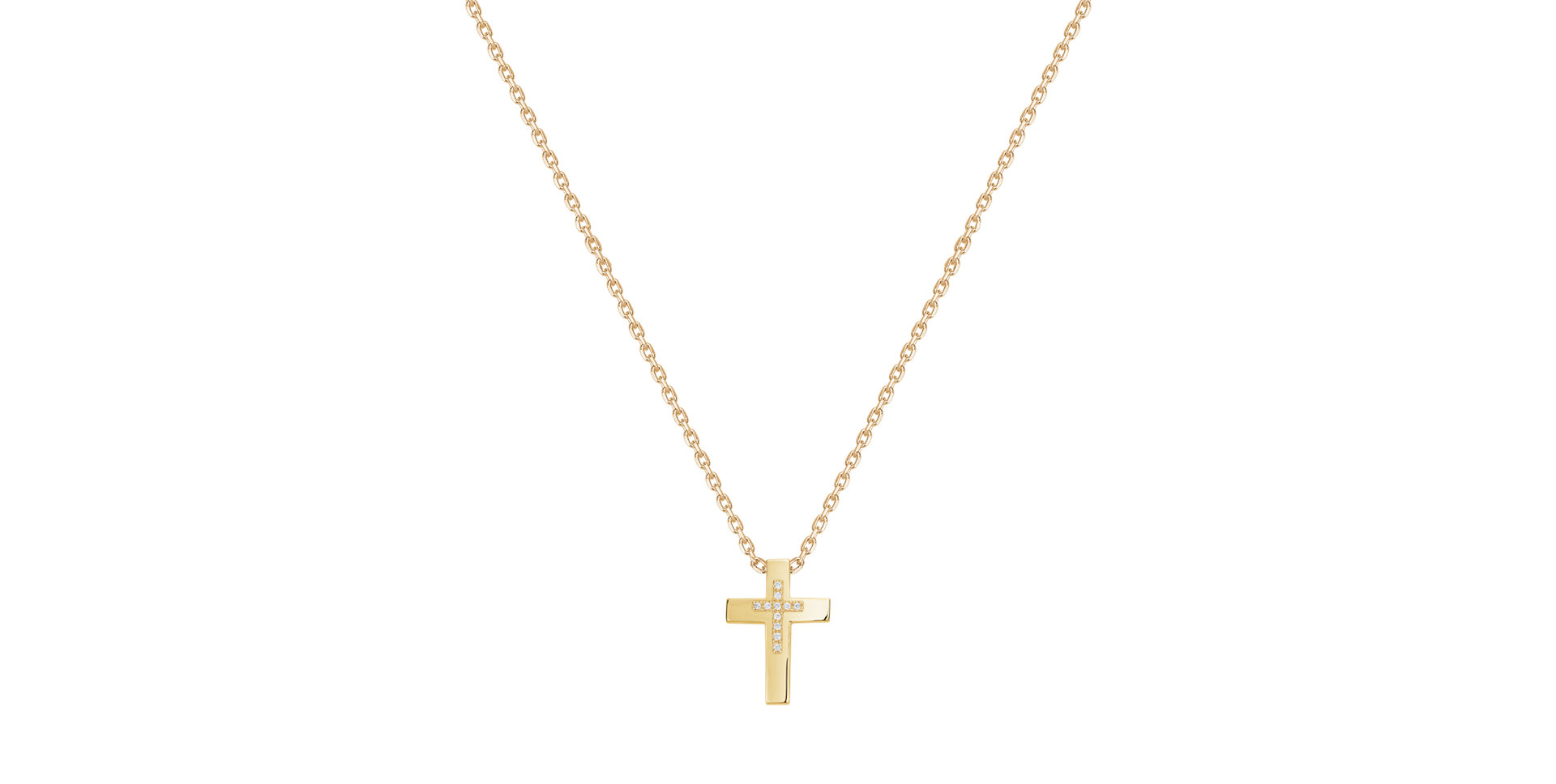 Náhrdelník s diamanty Cross