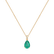 Náhrdelník s diamanty a smaragdem Tearfall4