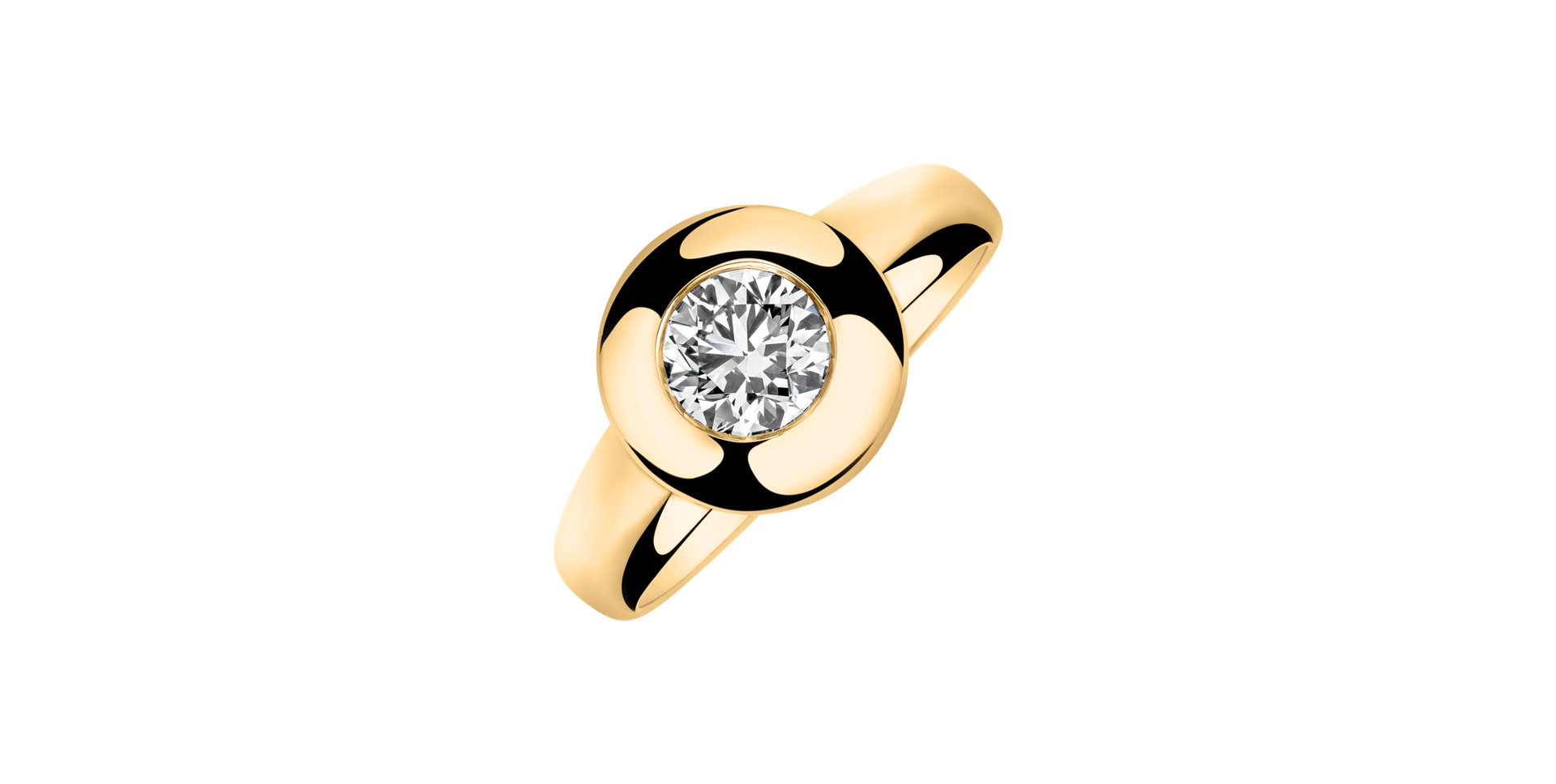 Prsten s diamantem Circle of Light