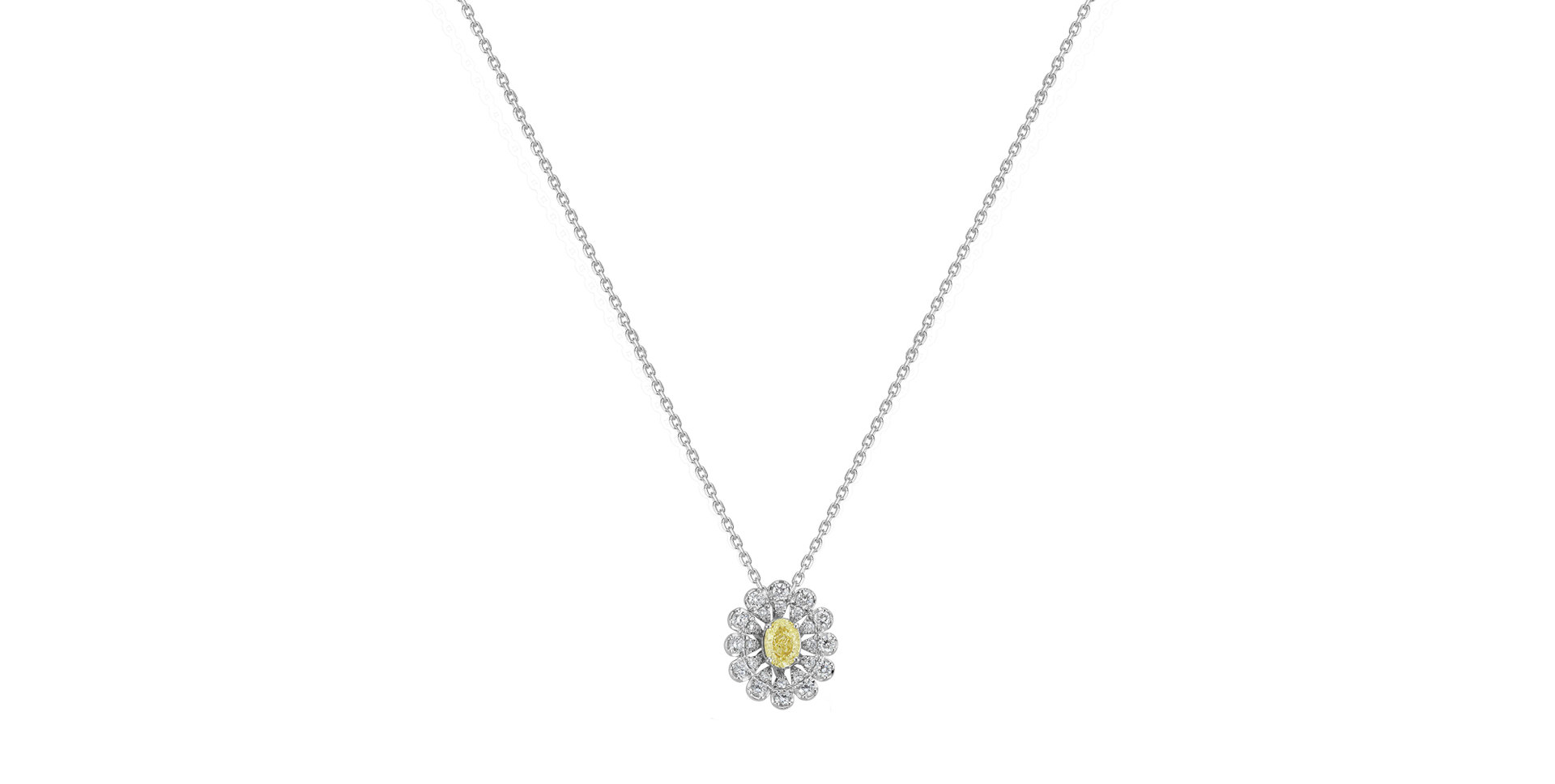 Náhrdelník s diamanty Starlight Bloom