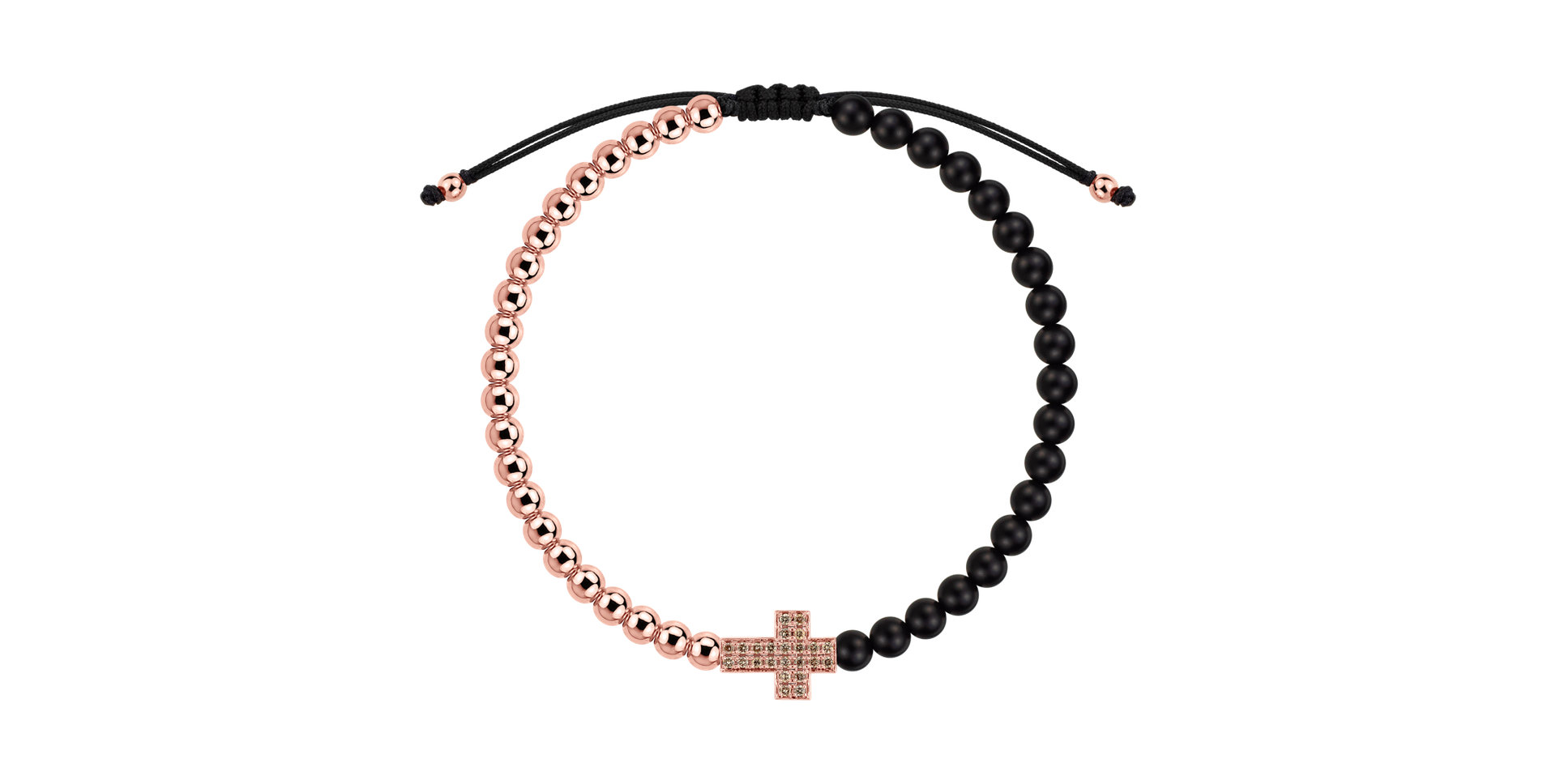 Náramek s diamanty a acháty Sacred Light