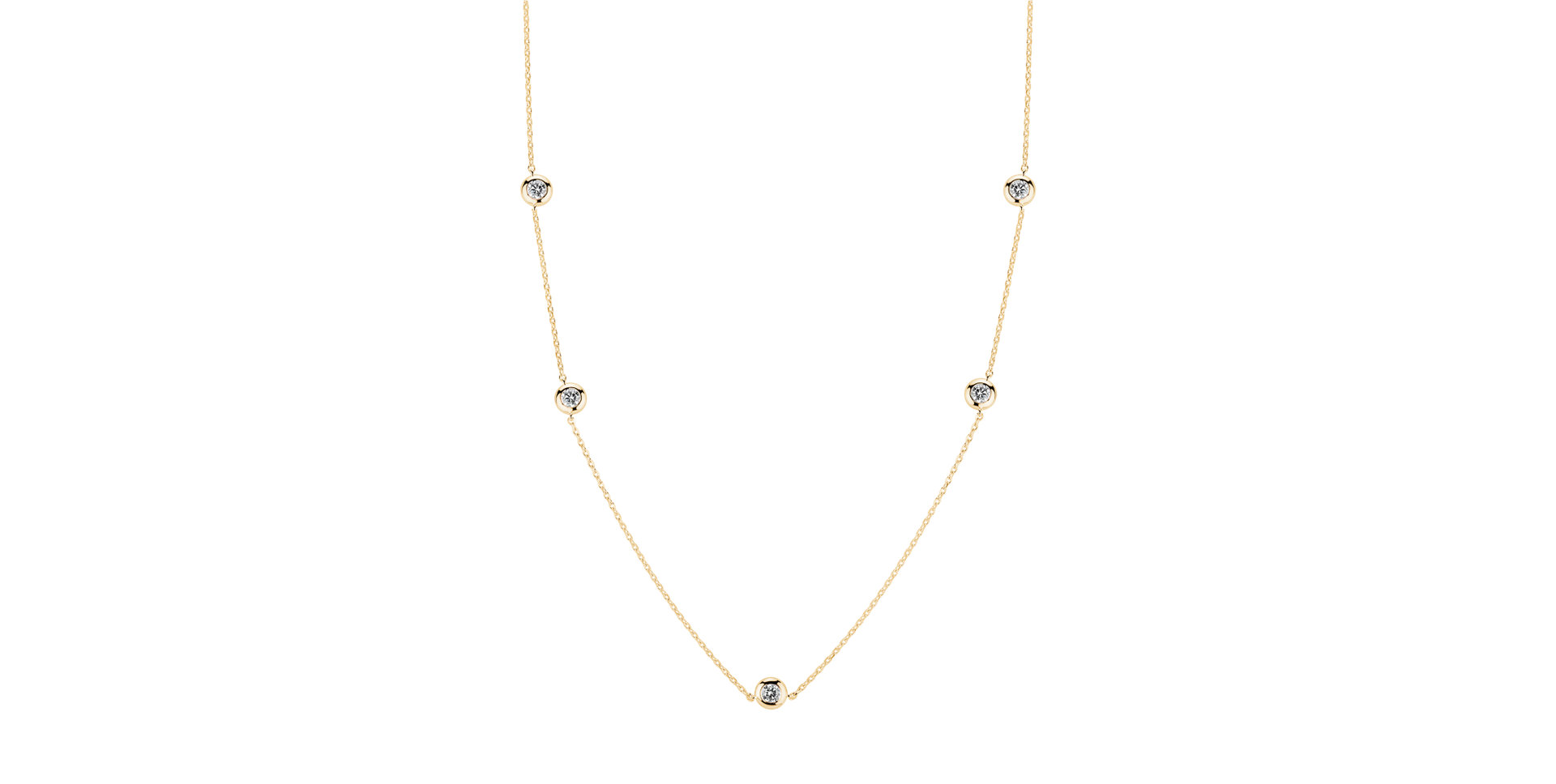 Náhrdelník s diamanty Sparkling Dots