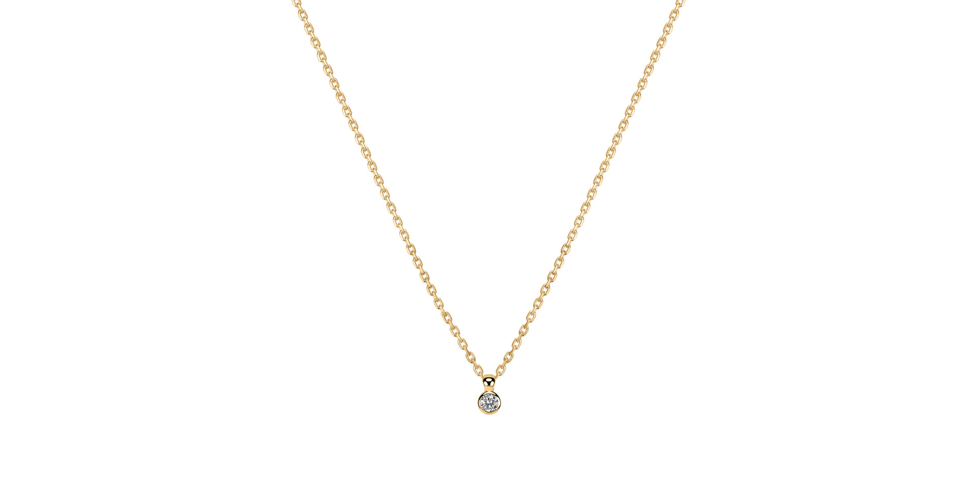 Náhrdelník s diamantem Eye Sparkle