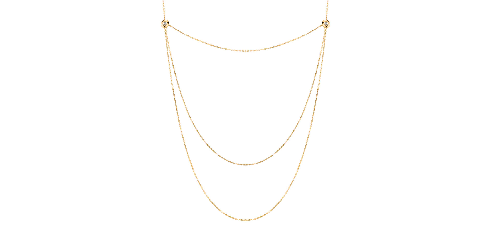 Náhrdelník s diamanty Rain Parade