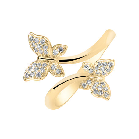 Prsten s diamanty Dancing Wings