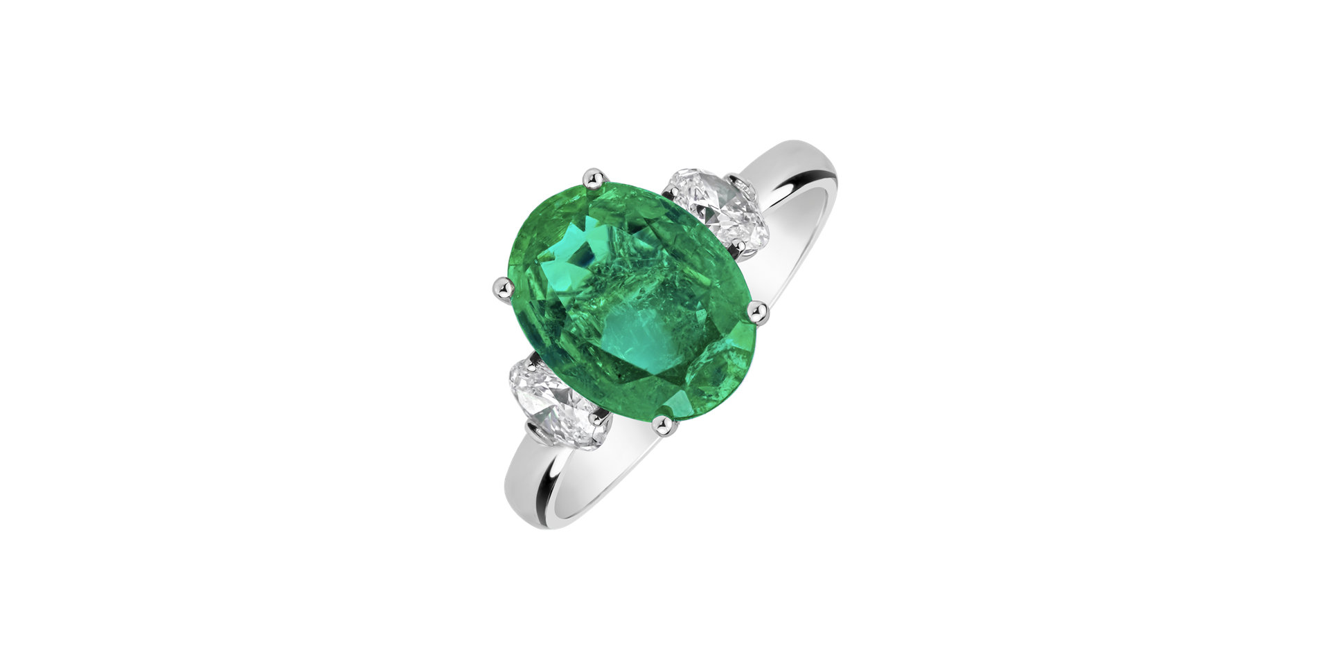 Prsten s diamanty a smaragdem The Marvelous