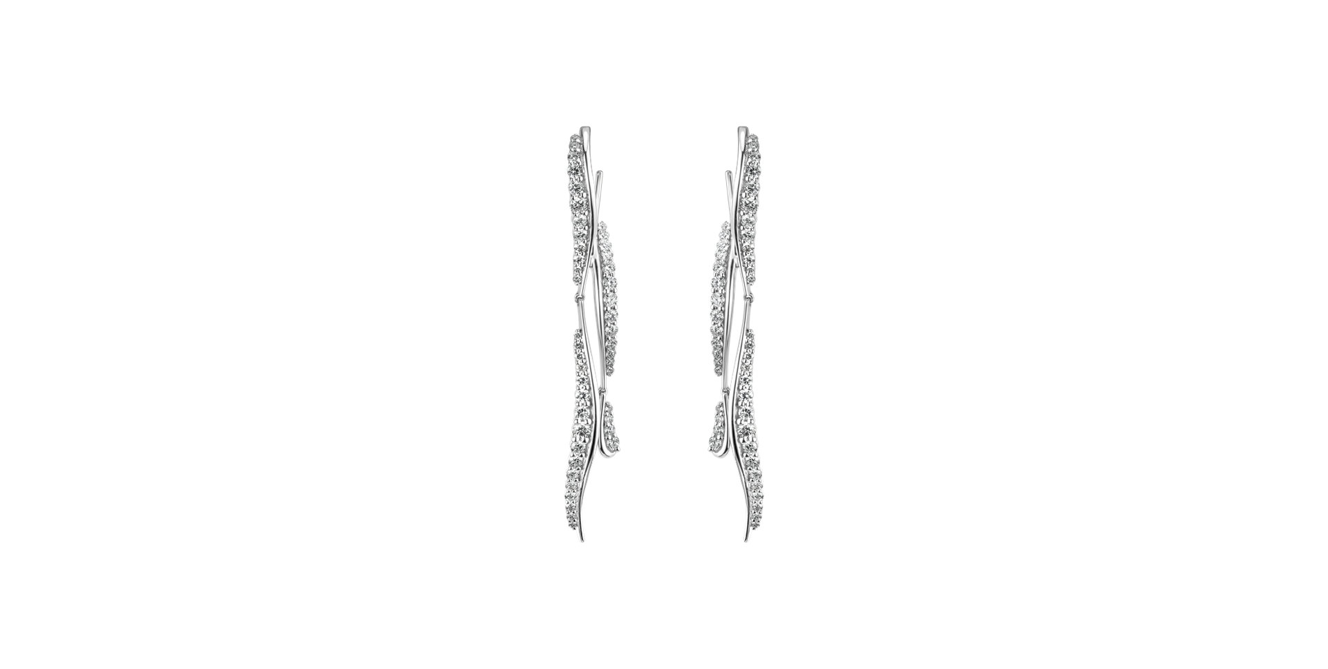 Náušnice s diamanty Aurora Falls