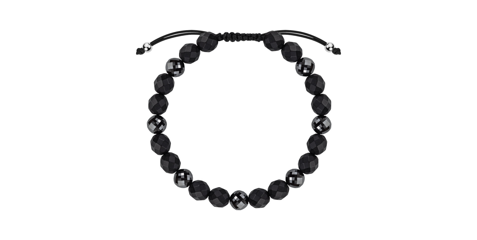 Náramek s diamanty a acháty Raven Prayer