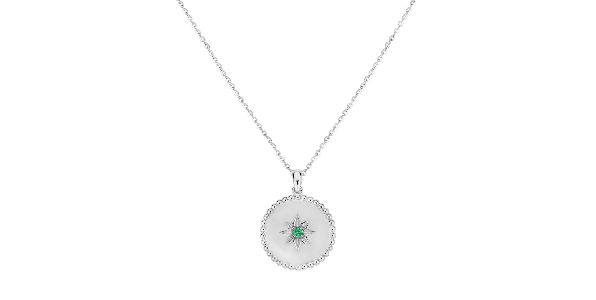 Náhrdelník se smaragdem Star of Life
