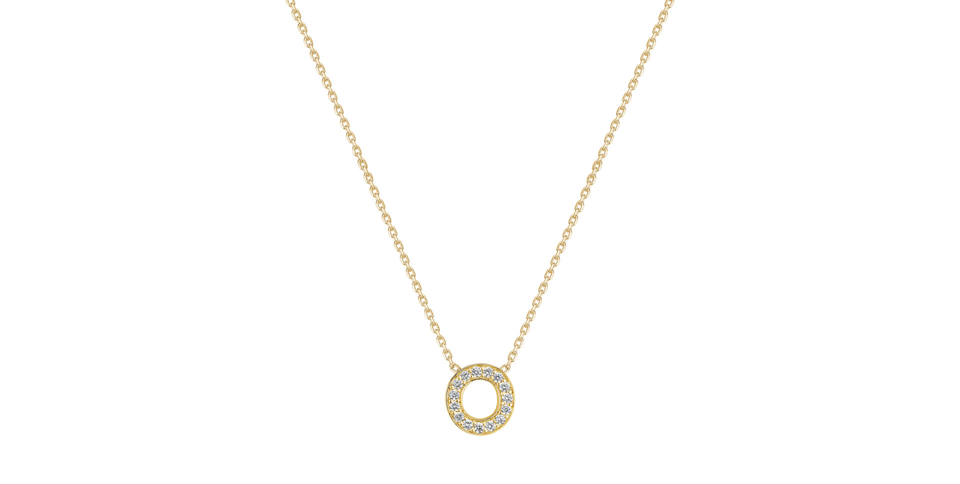 Přívěs s diamanty Twinkling  Letter