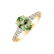 Prsten s diamanty a turmalínem Shimmering Dazzle4