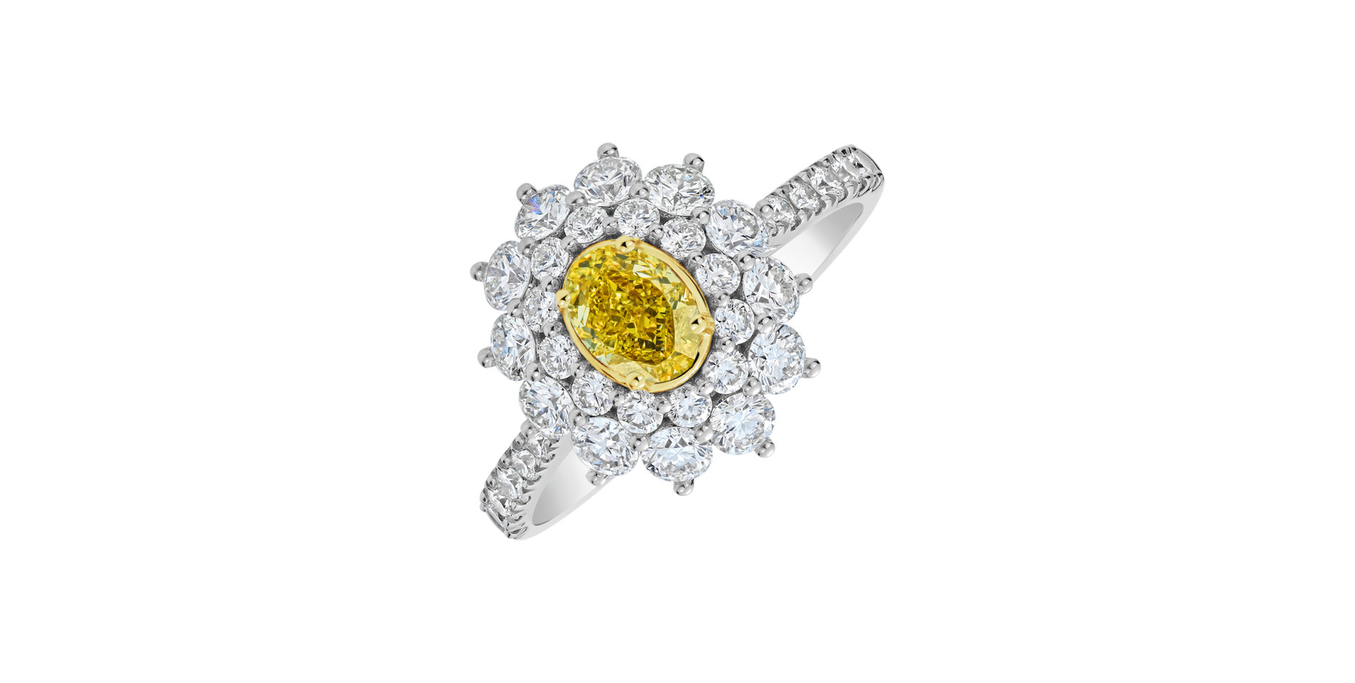 Prsten s diamanty Soleil Royale