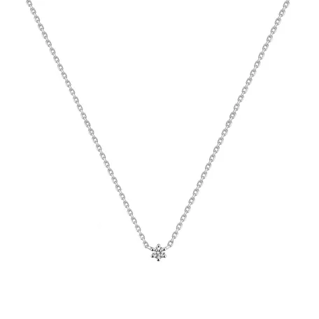 Nárhrdelník s diamantem Essential Drop