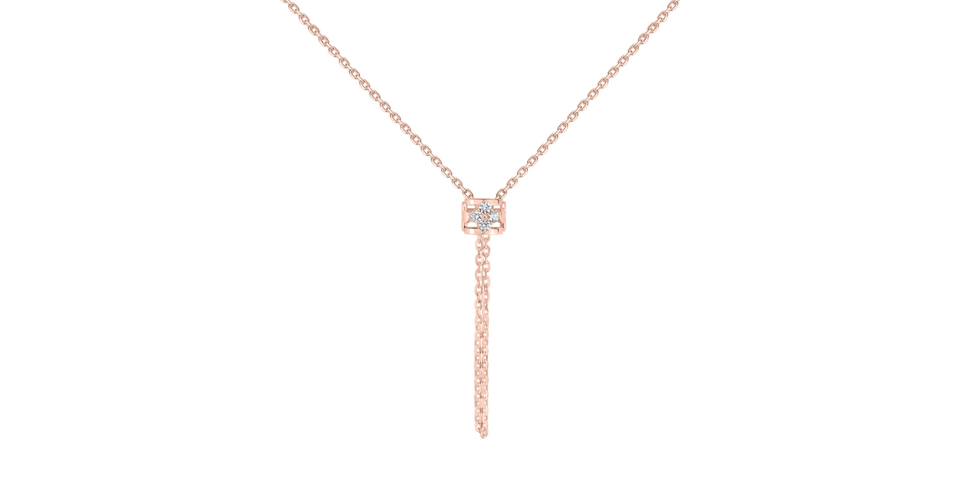 Náhrdelník s diamanty Virela