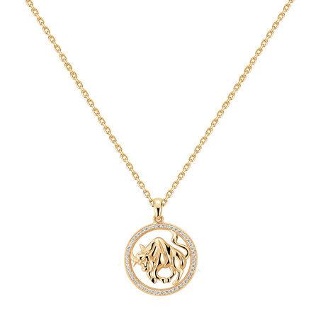 Náhrdelník s diamanty Starlit Zodiac Taurus