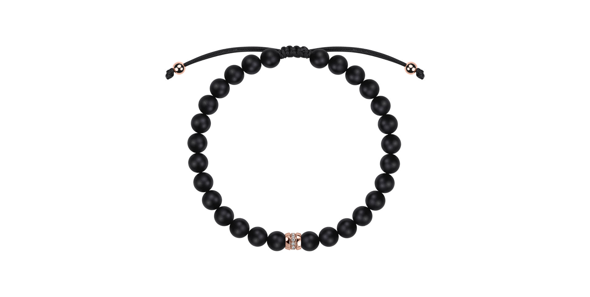 Náramek s diamanty a acháty Winter Gift