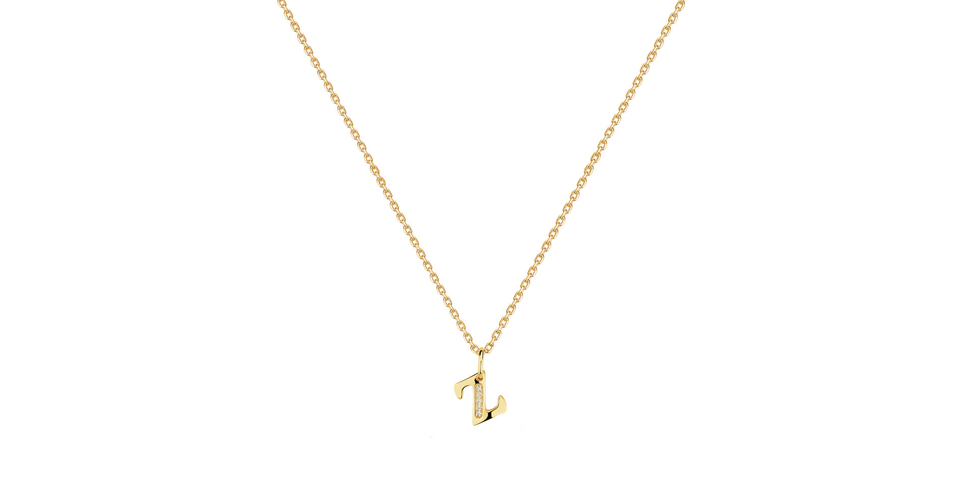 Náhrdelník s diamanty Dream Letter Z