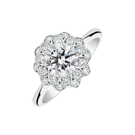 Prsten s diamanty Flower Joy