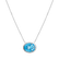 Náhrdelník s topazem Satin Mirror4