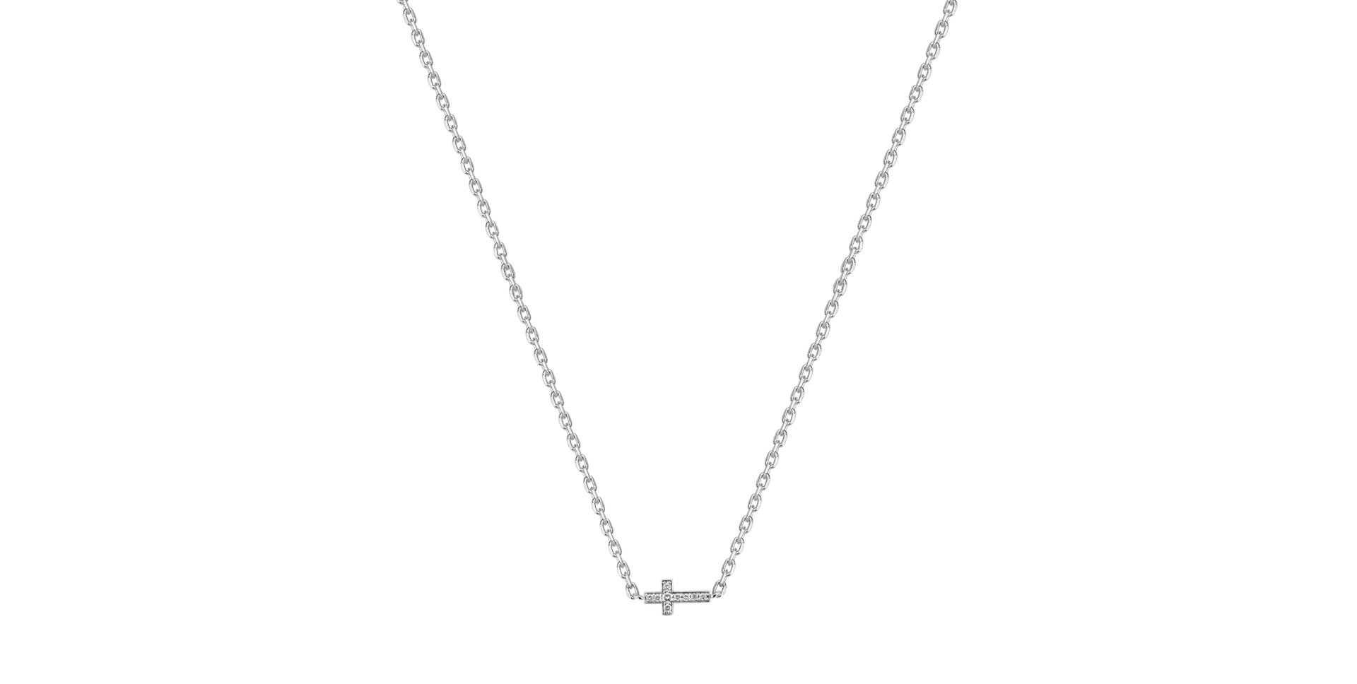 Náhrdelník s diamanty Cross