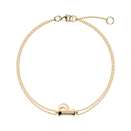 Náramek s diamanty Alluring Letter