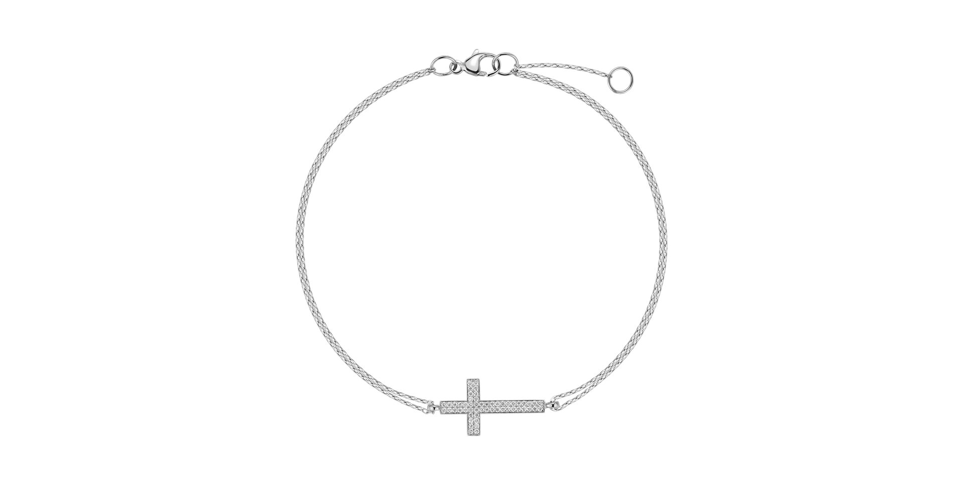 Náramek s diamanty Cross