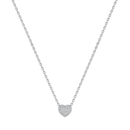 Náhrdelník s diamanty Express your love