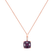 Náhrdelník s diamantem a rhodolitem Moonlight Gem4