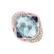 Prsten s diamanty a topazem a ametysty Viridian Grace4