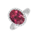 Prsten s diamanty a turmalínem Blush of Eternity4