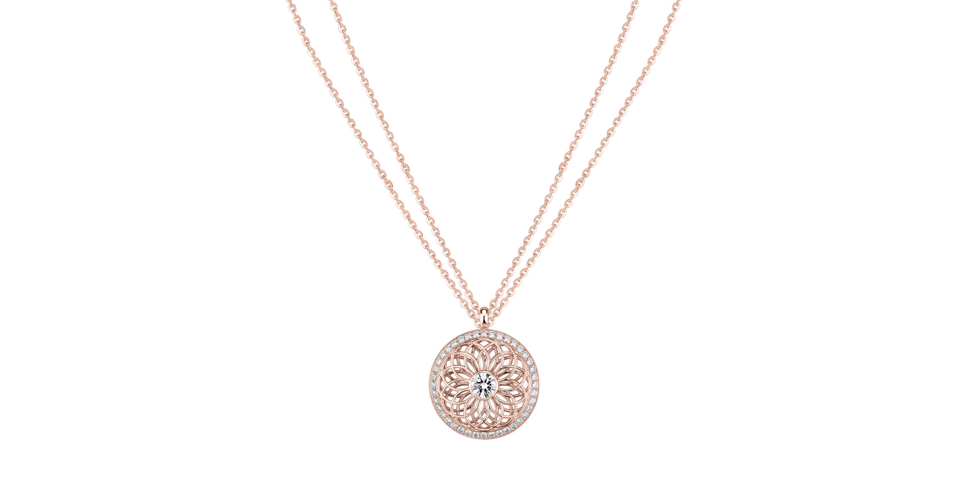 Náhrdelník s diamanty Heart of Star