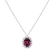 Náhrdelník s diamanty a rhodolitem Scarlet Monarch3
