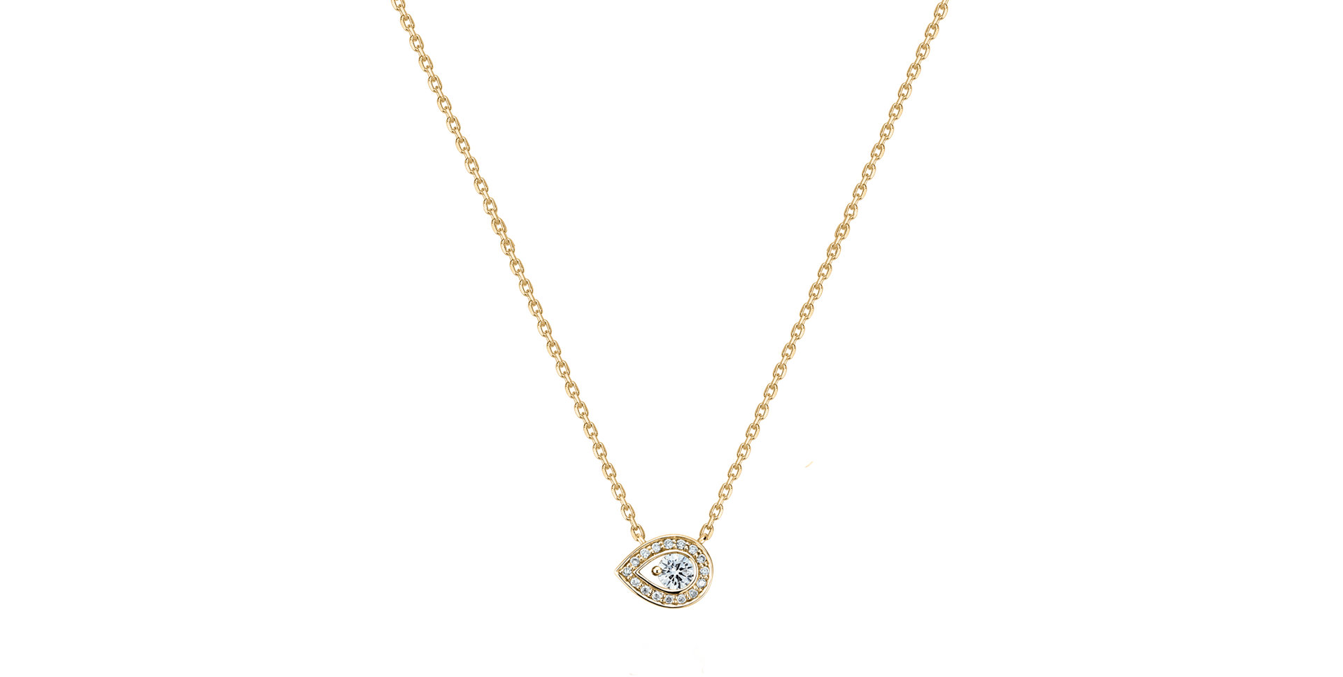 Náhrdelník s diamanty Hidden Tear