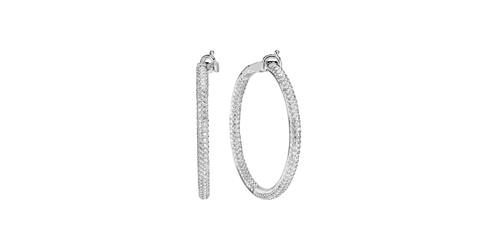 Náušnice s diamanty Glittering Beauty