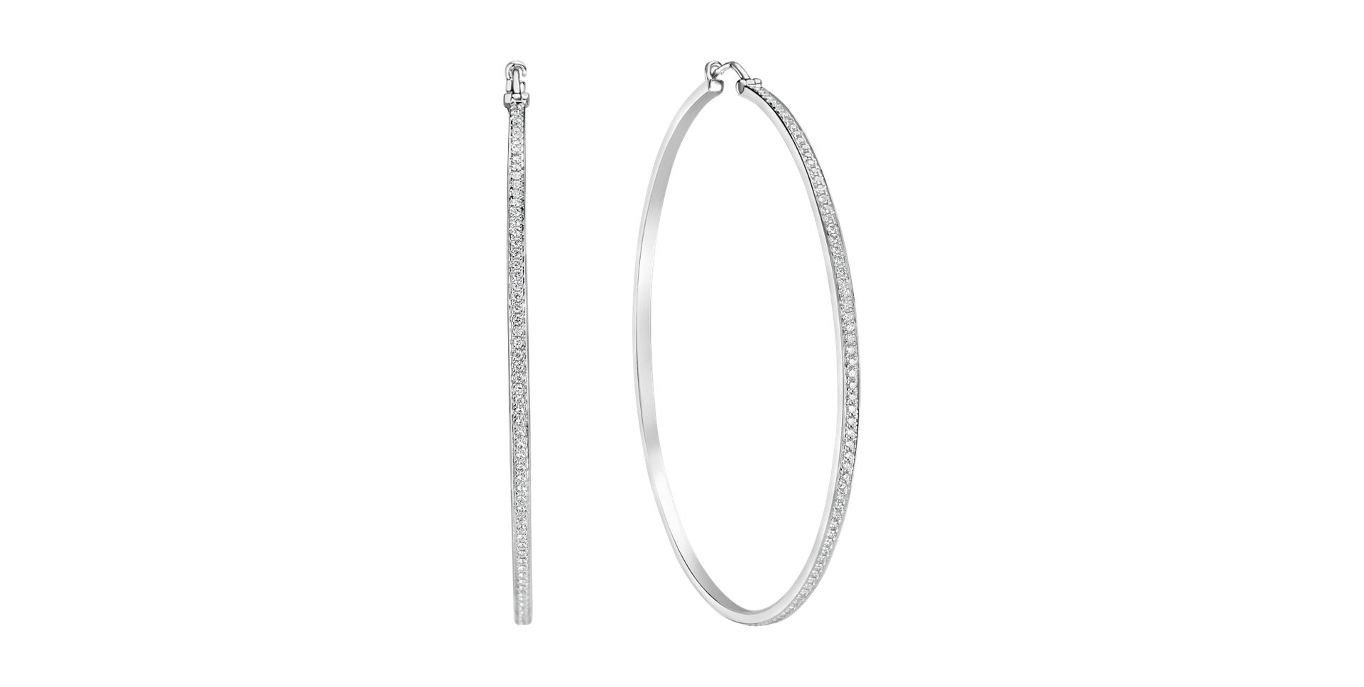 Náušnice s diamanty Diamond Line