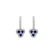 Náušnice s diamanty a safíry Heavenly Kiss5