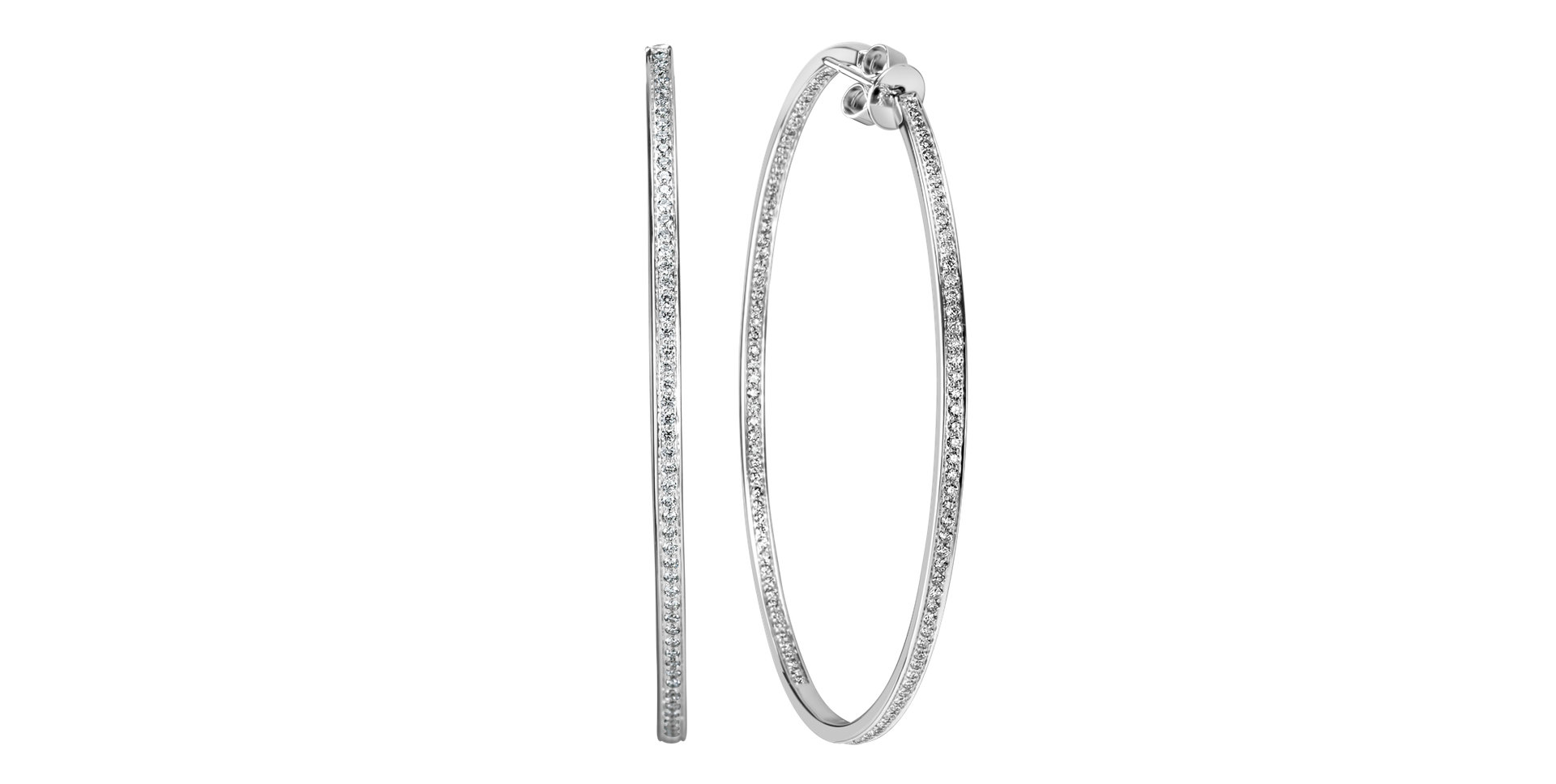 Náušnice s diamanty Sparkling Eclipse