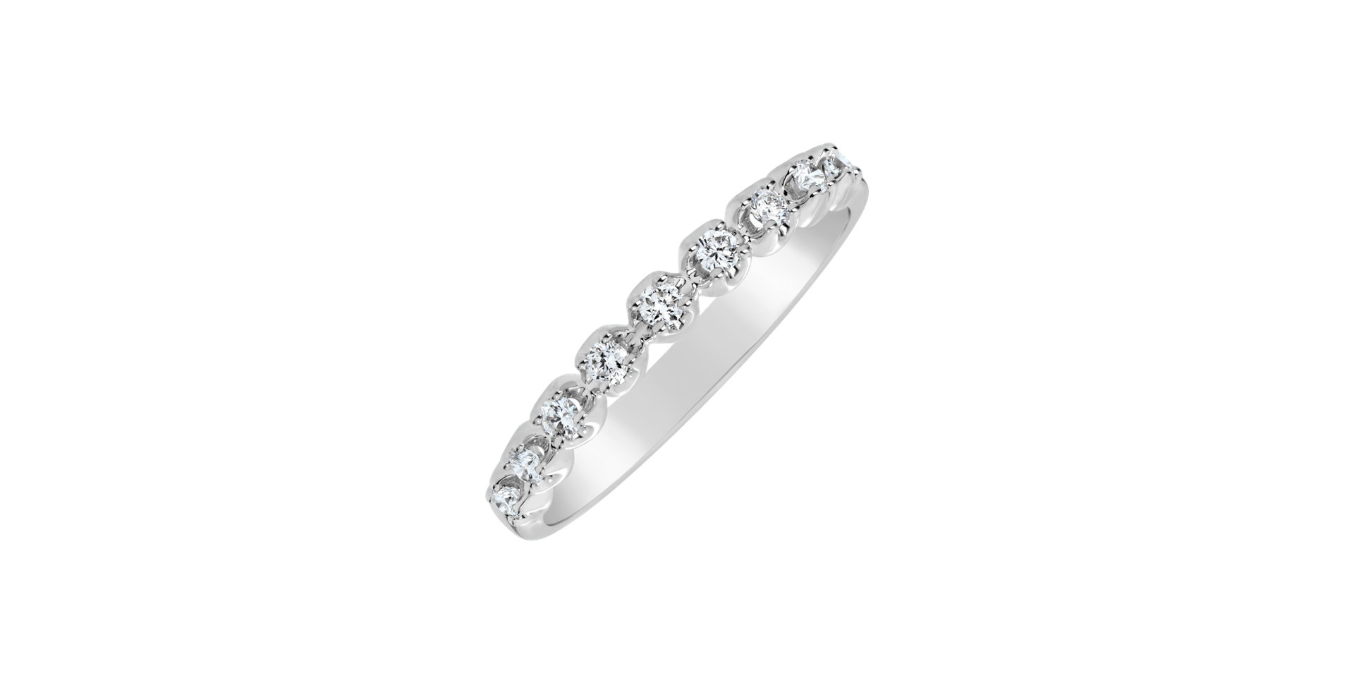 Prsten s diamanty Broken Halo