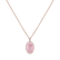 Náhrdelník s růženínem a diamanty Rose Spirit4