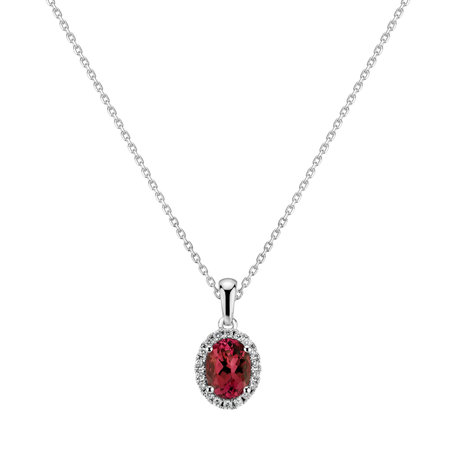 Přívěs s rubínem a diamanty Princess Essence