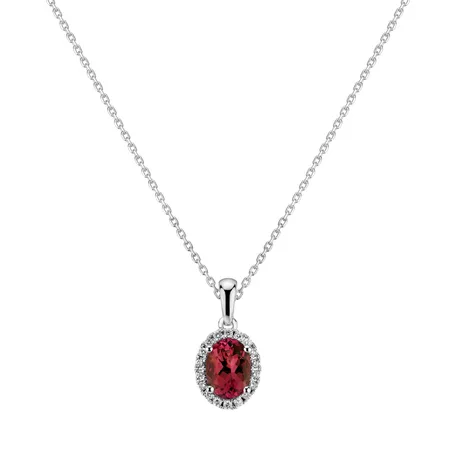 Přívěs s rubínem a diamanty Princess Essence