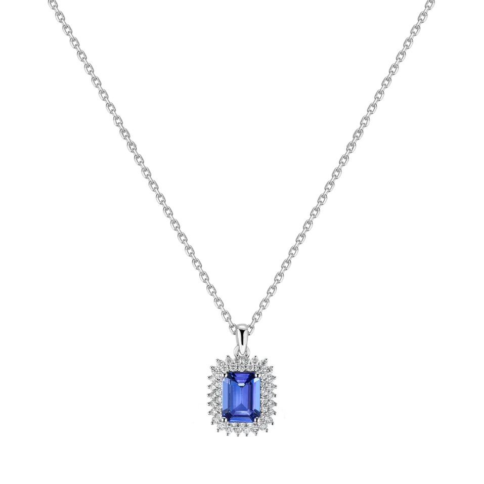 Přívěs s diamanty a tanzanitem Virgin Goddess