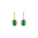 Náušnice s diamanty a smaragdem Imperial Allegory2