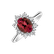 Prsten s rubínem a diamanty Trixie Princess2